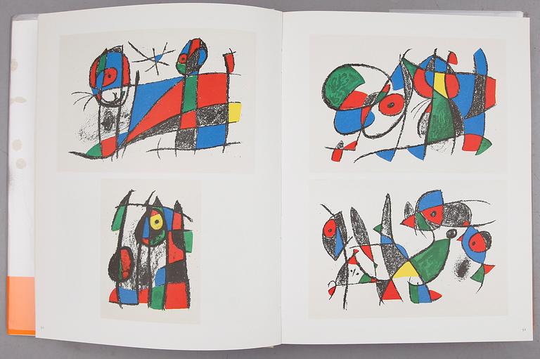 BOK: Miró Lithographie III 1964-69, Joan Teixidor, Maeght, Paris, 1977. Med litografi.