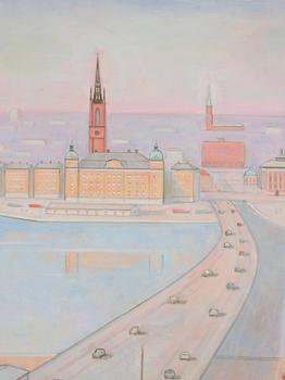 Einar Jolin, Utsikt över Stockholm från Söder.