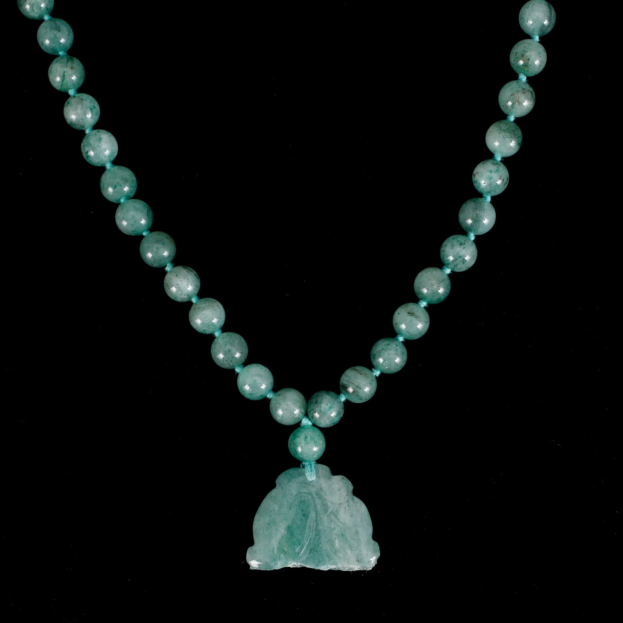 COLLIER, aventurinkvarts. Kina.