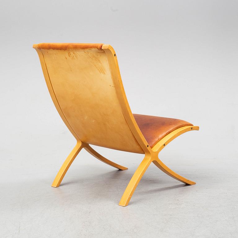 PETER HVIDT & ORLA MØLGAARD NIELSEN, fåtölj, "X-stolen", Fritz Hansen, Danmark.
