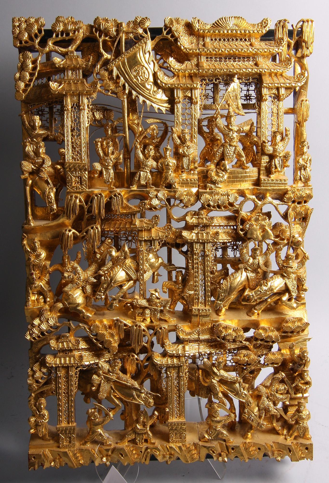 RELIEF, trä, ostasien. 1900-tal.