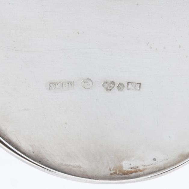 Kryddkar 2 st Atelier Borgila och Lars Cederberg sterlingsilver och silver Stockholm 1934 samt Göteborg 1960.