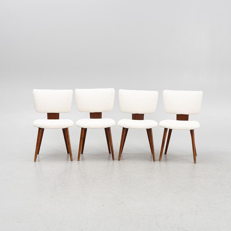 Chairs, 4 pcs, from around the mid-20th century.