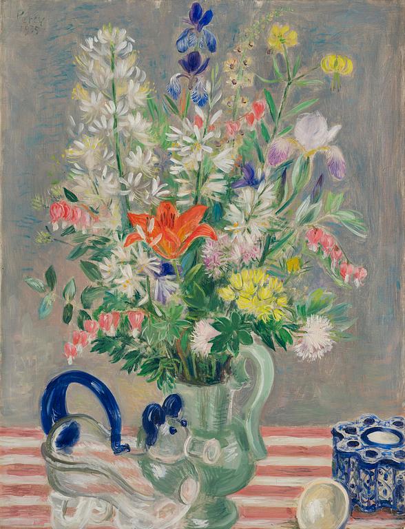 Arthur Percy, "Blommor och glashund".