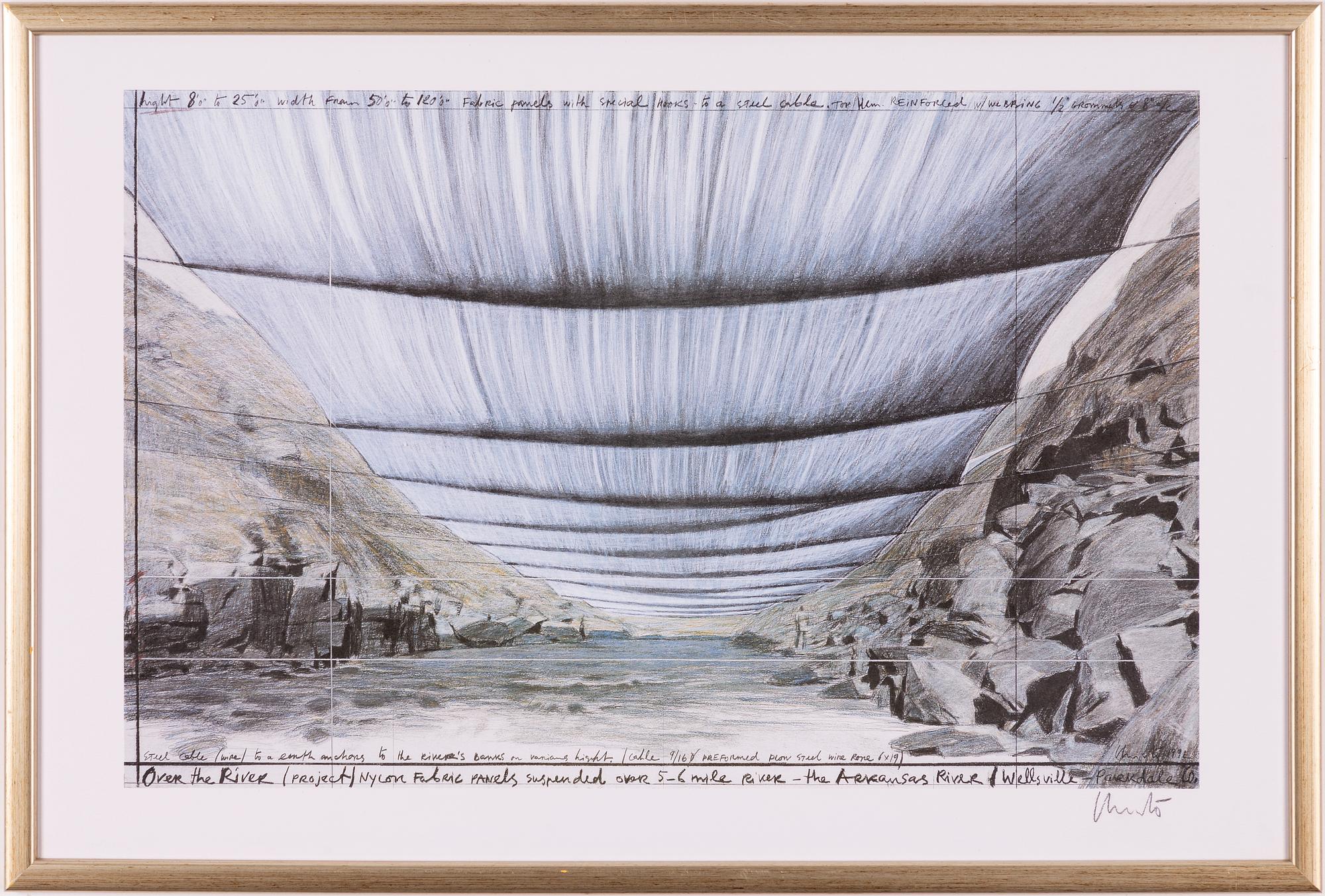 Christo & Jeanne-Claude, "Over The River, Project for Colorado".