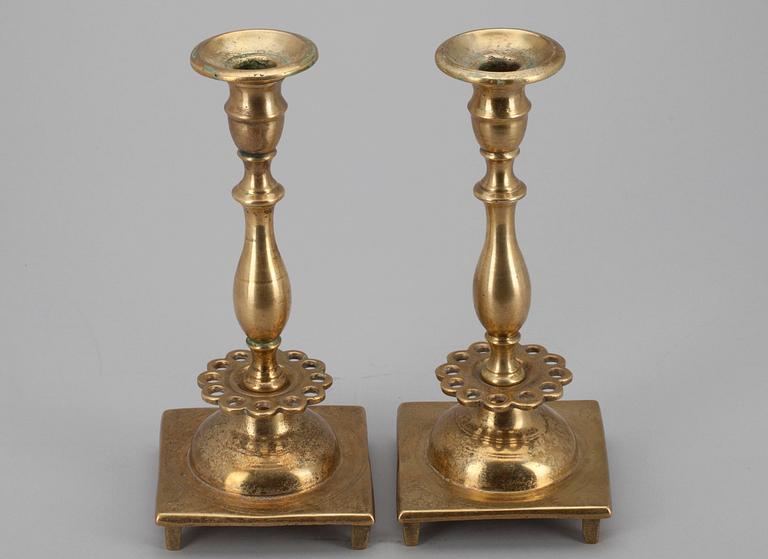 LJUSSTAKAR, ett par, barock, Mellaneuropa, 1700-talets början.