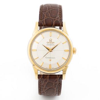 Omega, Constellation, Chronometer, "Pie-Pan", wristwatch, 34 mm.
