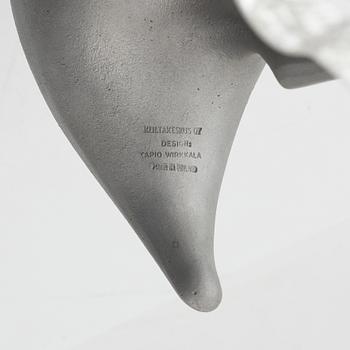 Tapio Wirkkala, an aluminium sculpture of a bird, 'Suokurppa' (Bog snipe), model 'TW 513', Kultakeskus Oy, Finland 1970s.