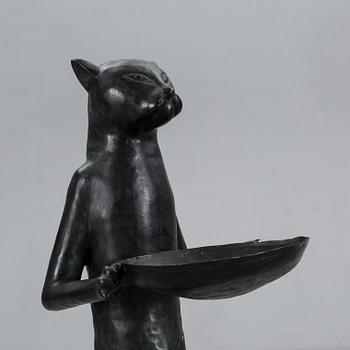 SKULPTUR, kattdjur. 1900-tal.