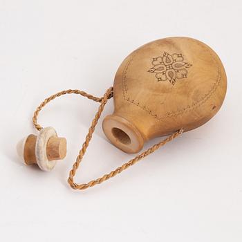 A birch flask by Tore Sunna, before 1964.