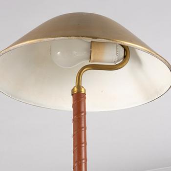 Einar Bäckströms Metallvarufabrik, a table lamp model "5014", Malmö, 1940s.