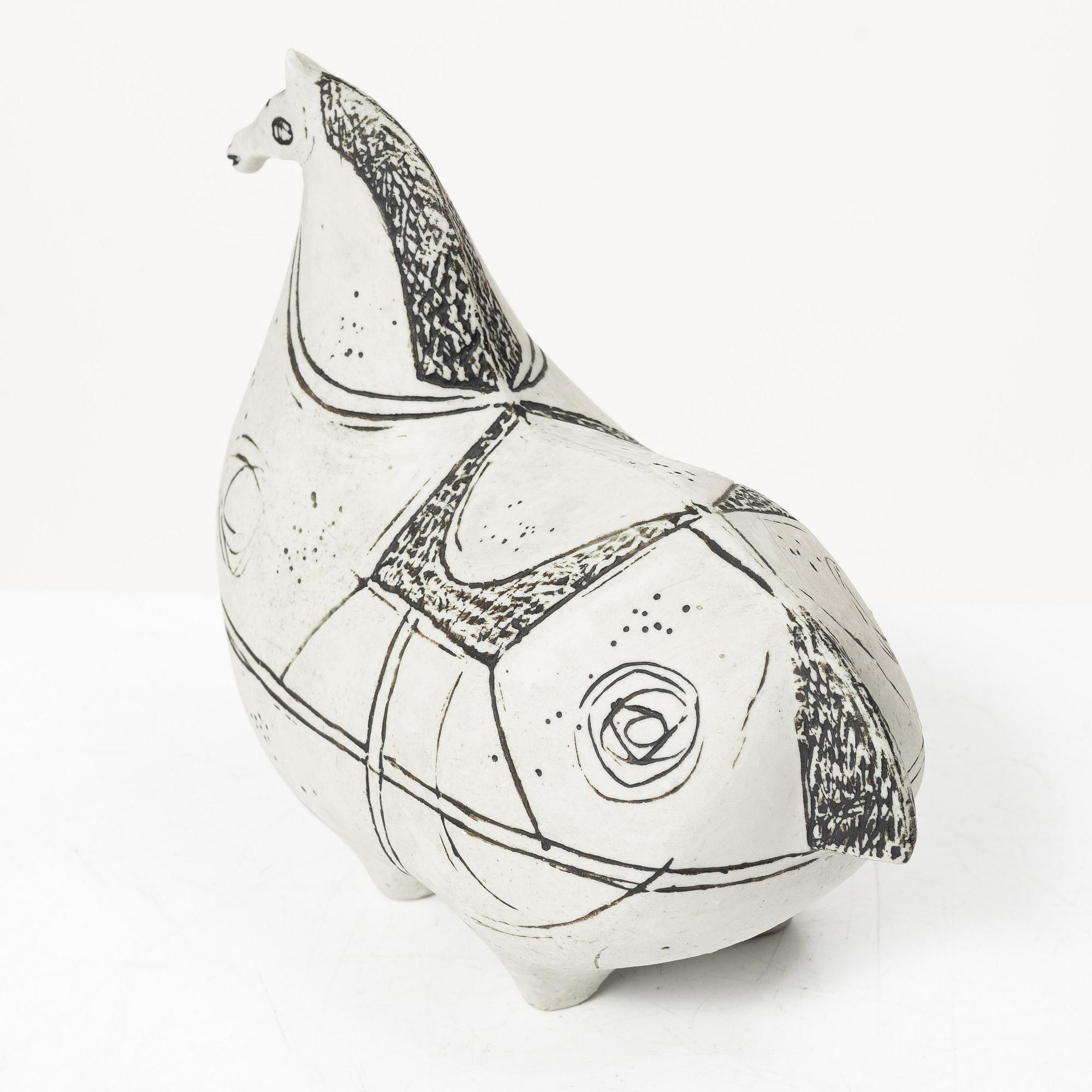 Stig Lindberg, a 'Springare' figurine, Gustavsberg Studio.