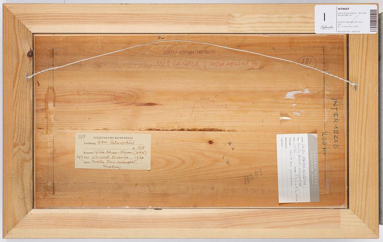 Gösta Adrian-Nilsson, "Vit cirkel Horisontell".