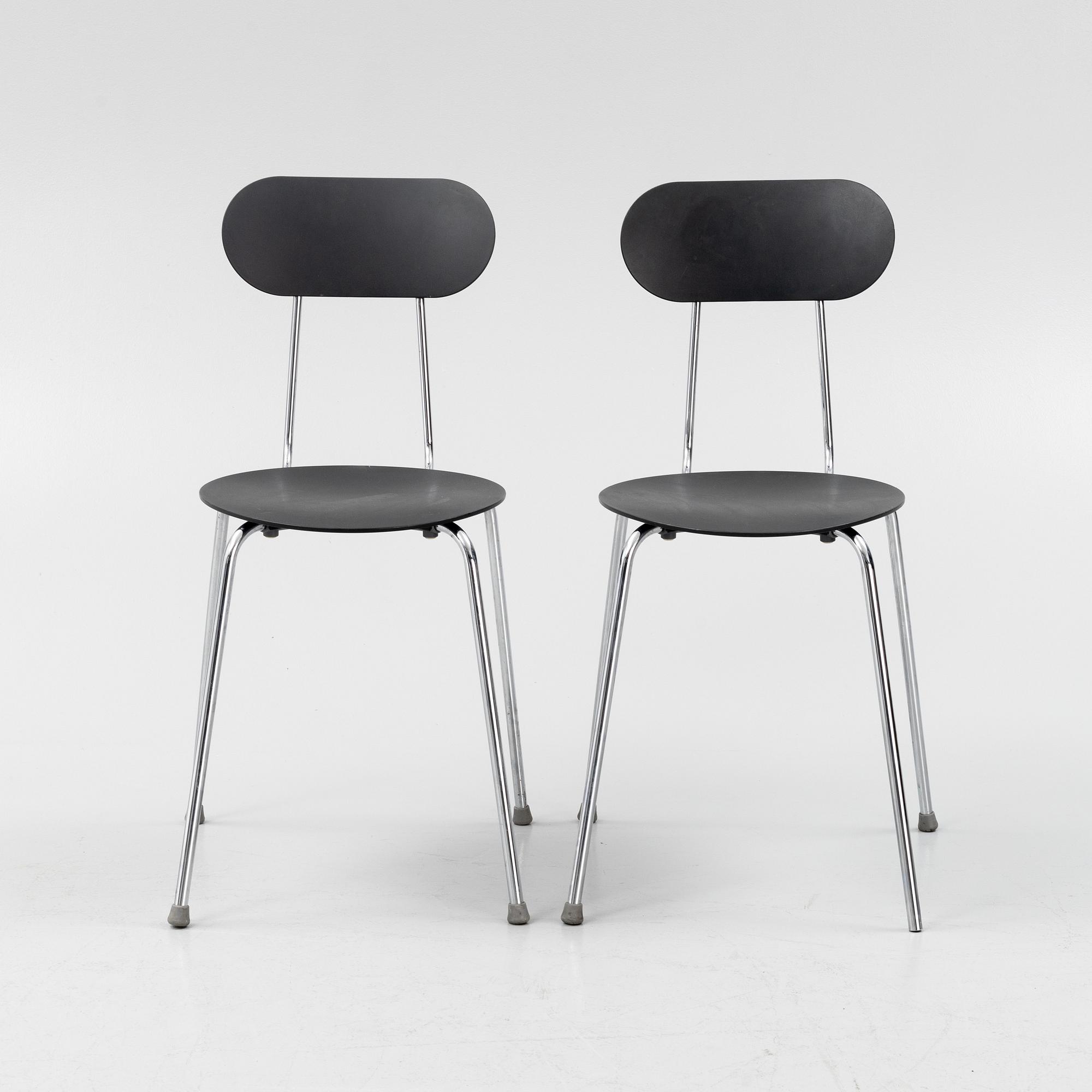 Enzo Mari, a set of twelve 'Mariolina' chairs form Magis, Italy.
