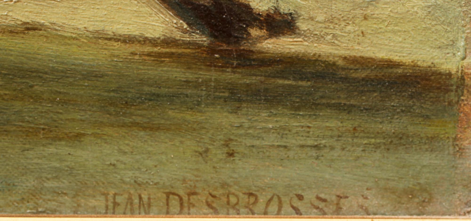 JEAN DESBROSSES, olja på duk, sign.