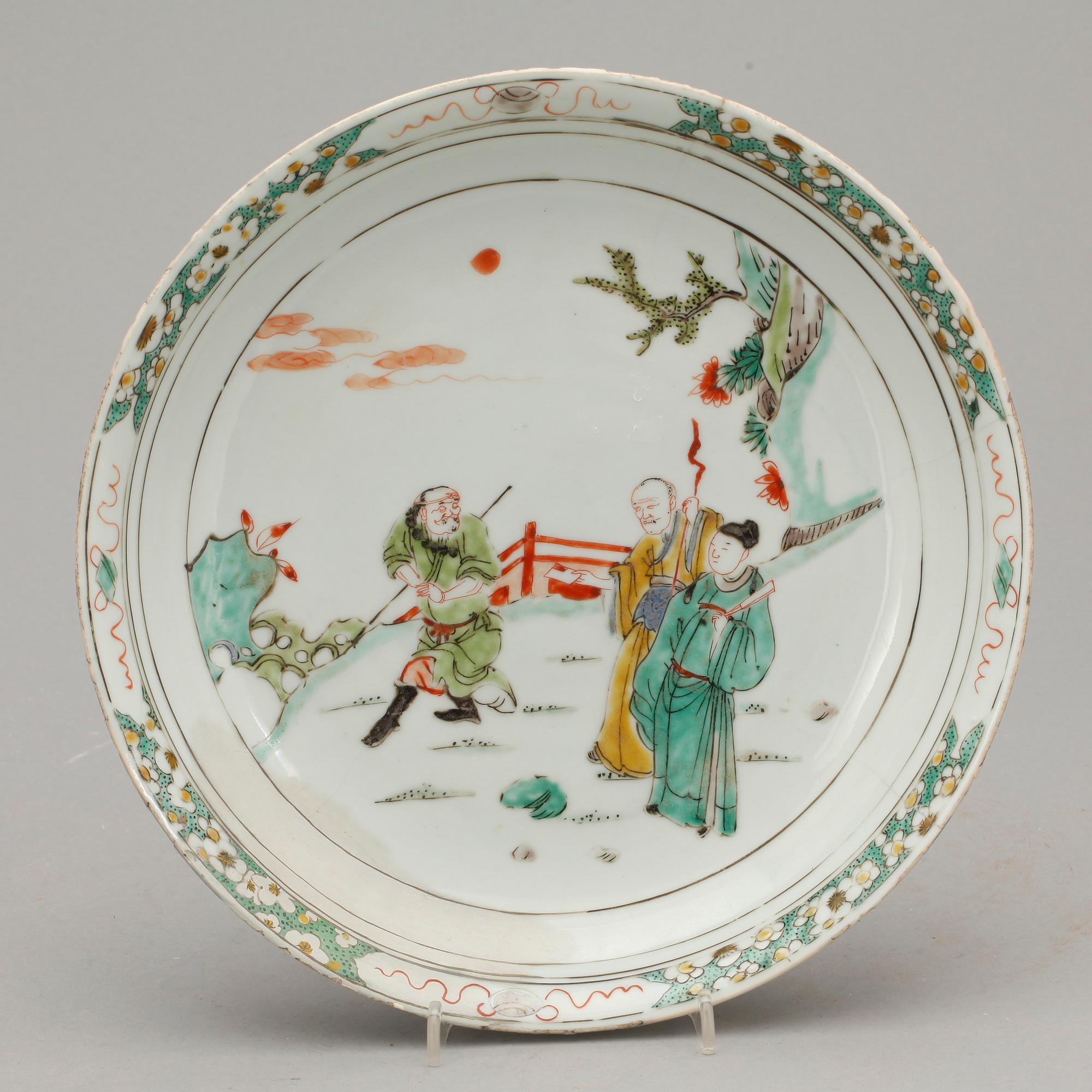 FAT, porslin, kangxi, Kina 1700-tal.