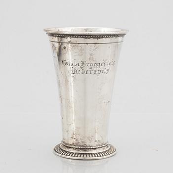 CG Hallberg, bägare, silver, Stockholm 1923.