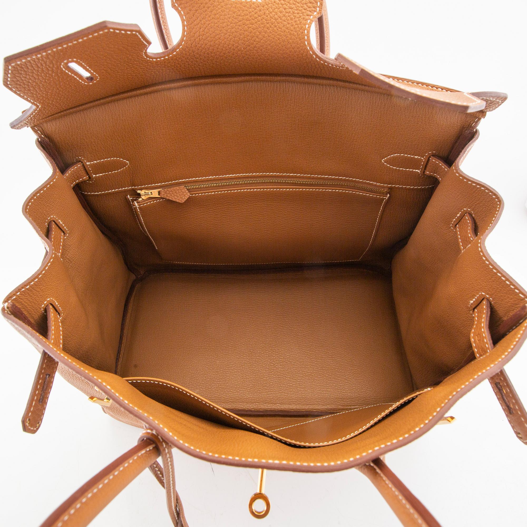 Birkin bag interior hotsell