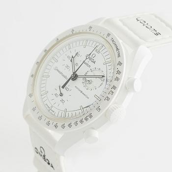 Omega/Swatch, MoonSwatch, "No Reserve", collection of 14 pcs, chronograph, wristwatches, 42 mm.