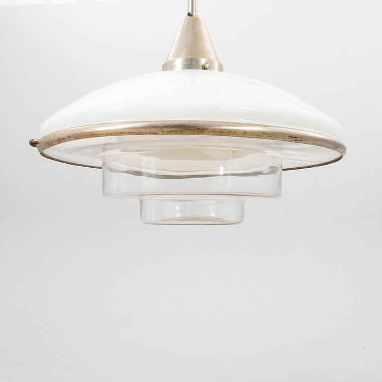 Otto Müller, ceiling lamp, "Sistrah pendel", Megaphos, first half of the 20th century.