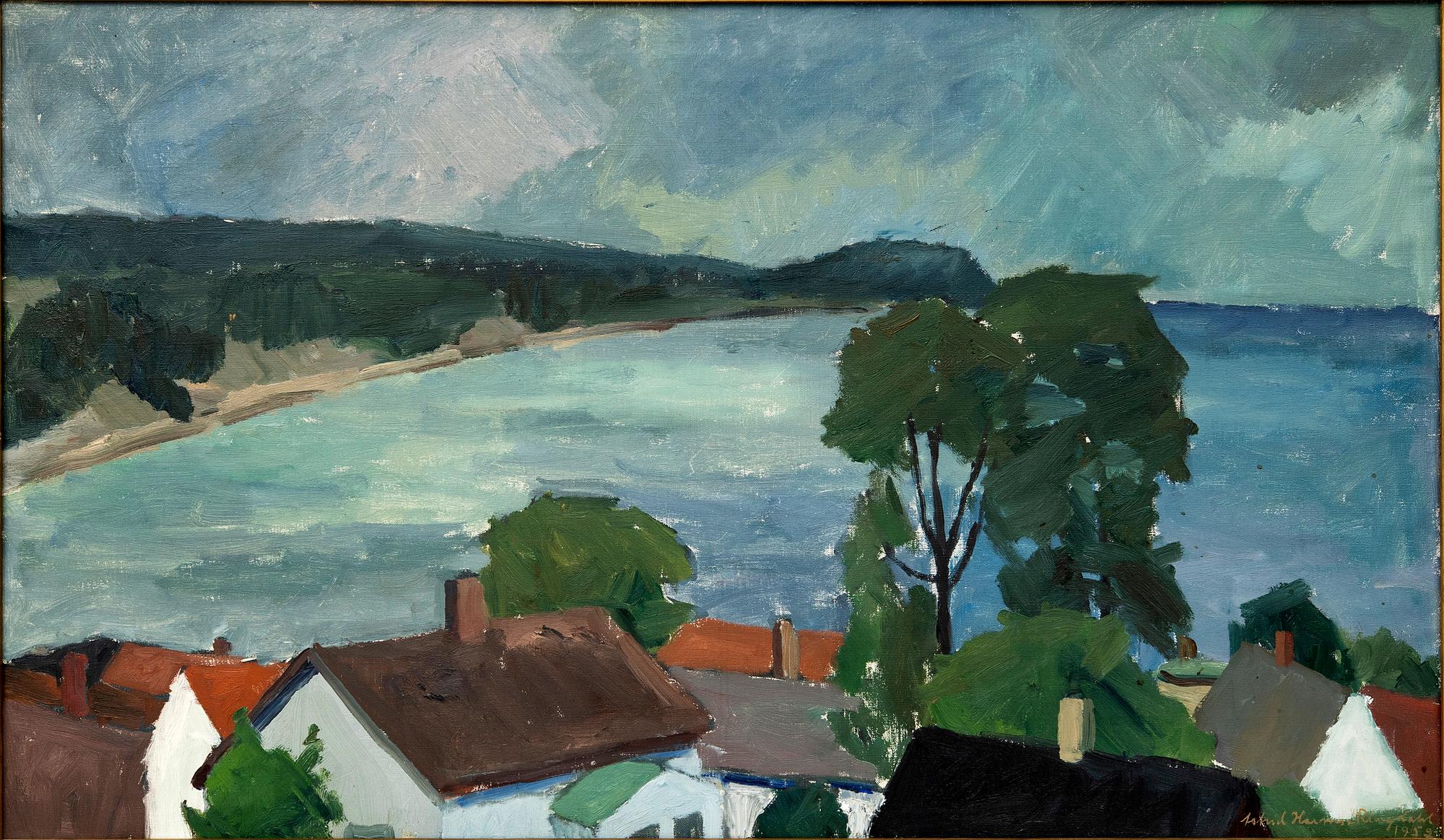 Astrid Harms-Ringdahl, From Vik, view towards Stenshuvud.
