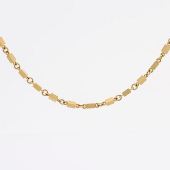 WIWEN NILSSON NECKLACE 18K gold, Lund 1970, original case.