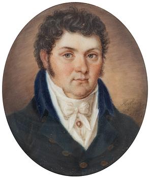 460. Salomon Hofling, Man in blue justaucorp.