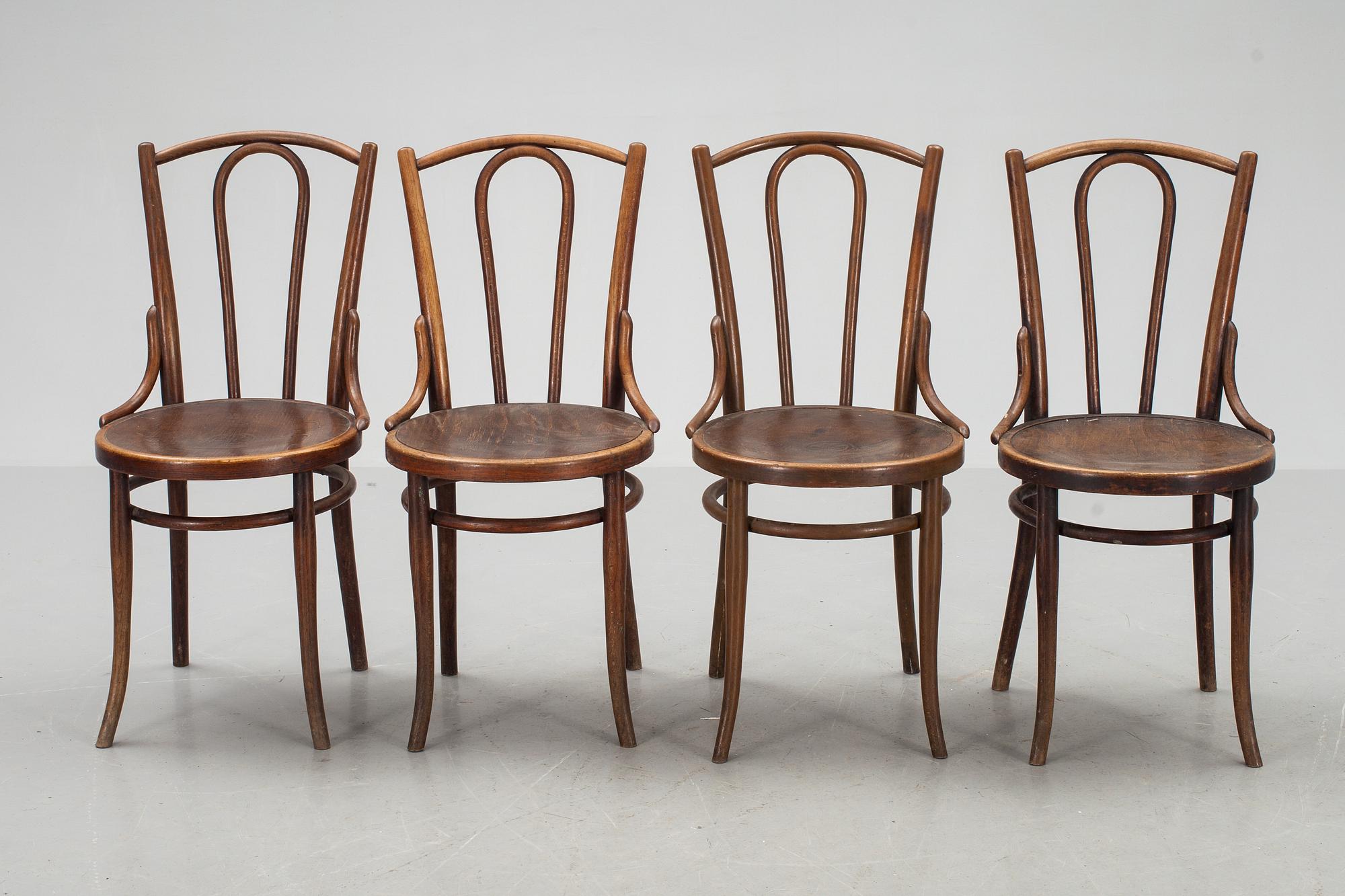 STOLAR, 4 st, Thonet, 1900-talets början.