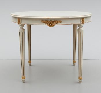 SALONGSMÖBEL, 8 delar, gustaviansk stil, 1900-talets mitt.