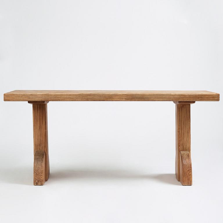 Axel Einar Hjorth, a 'Sandhamn' stained pine table, Nordiska Kompaniet, Sweden 1932.