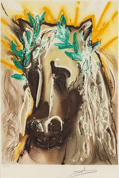 SALVADOR DALÍ, lithograph in colours, signed and numbered 15/250.