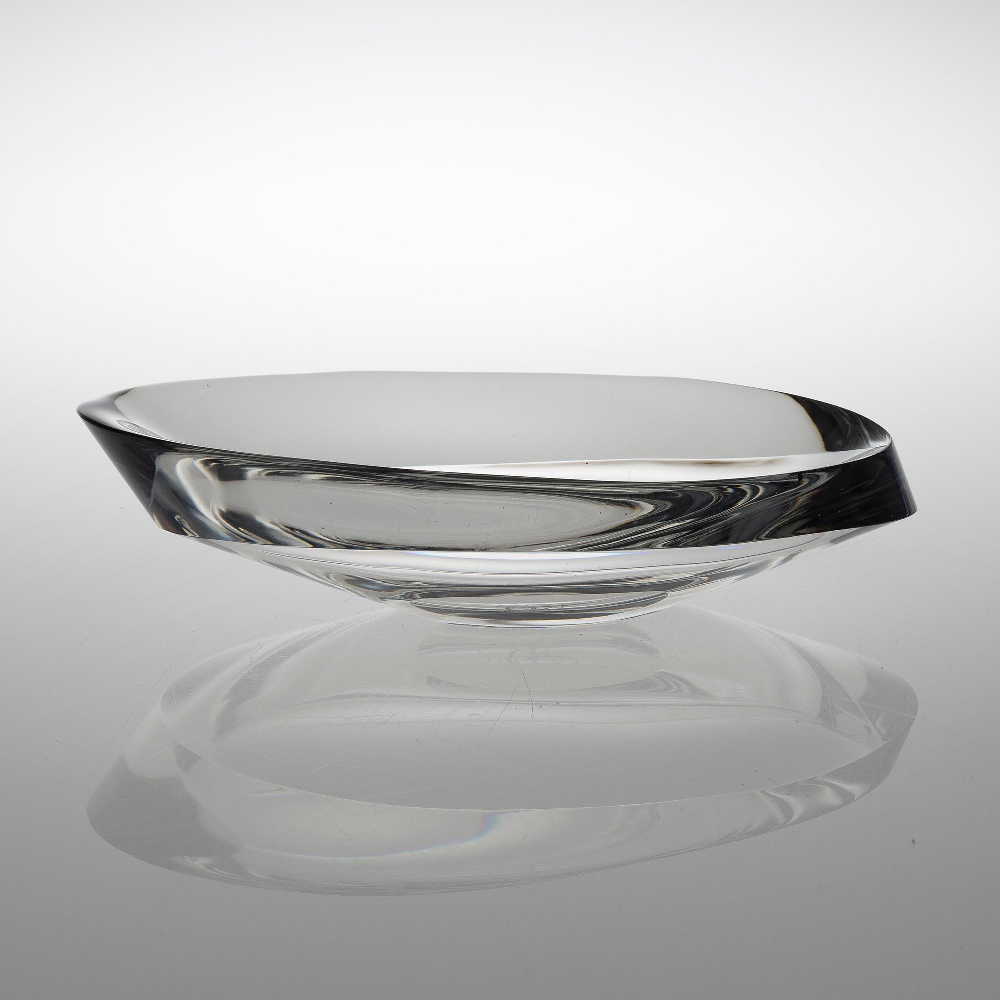 TAPIO WIRKKALA, TAIDELASIVATI, 3860. Iittala, 1950-luvun puoliväli.