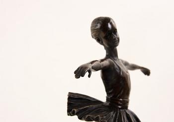 OKÄND KONSTNÄR, skulptur, patinerad brons, 1900/2000-tal.