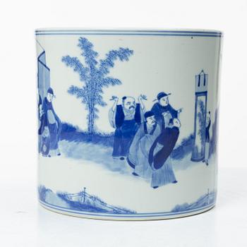 Penselställ, porslin, Kina, sen Qingdynasti / 1900-tal.