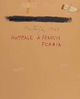 Richard Mortensen, "Hommage á Francis Picabia".