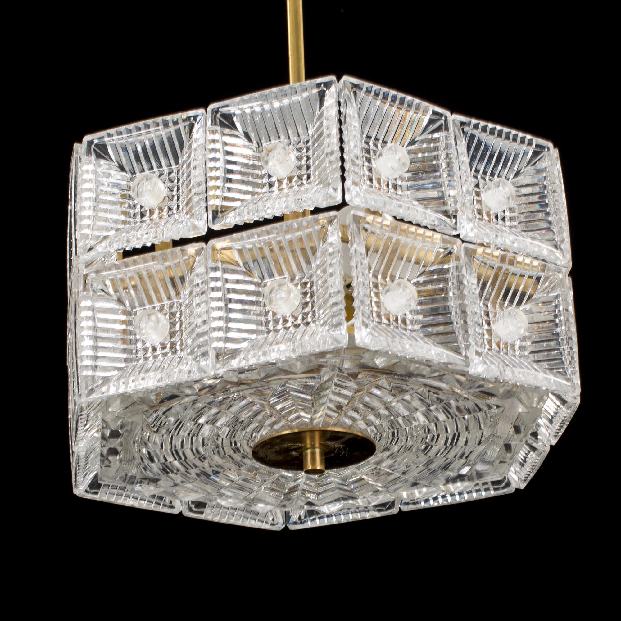 TAKLAMPA, Carl Fagerlund, Orrefors, 1900-talets tredje kvartal.