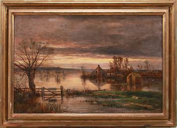 ARTHUR BEVAN COLLIER, olja på duk, sign o dat 1888 á tergo.