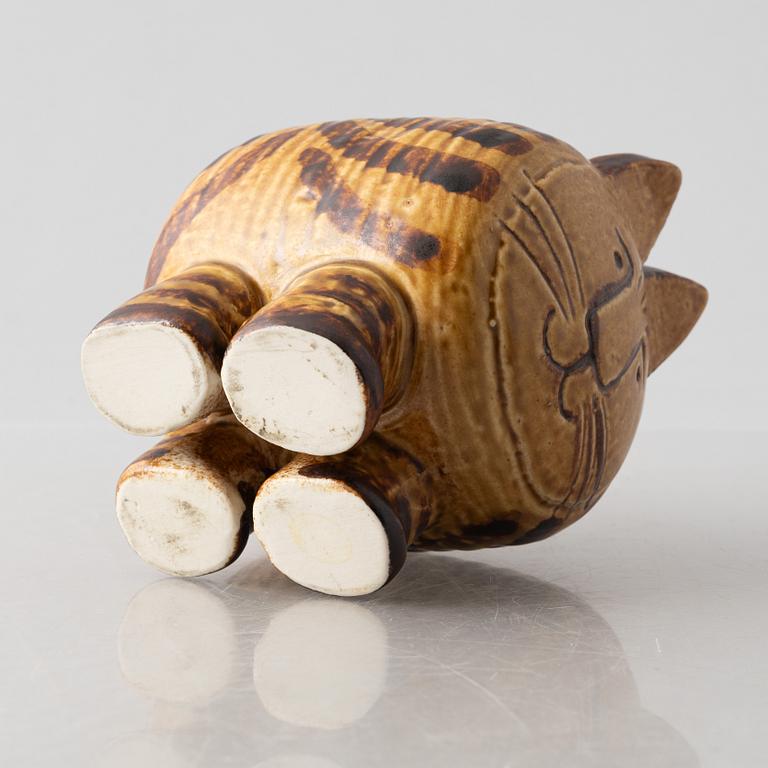 Lisa Larson, a 'Stora katten' stoneware figurine from the series 'Jura', Gustavsberg.