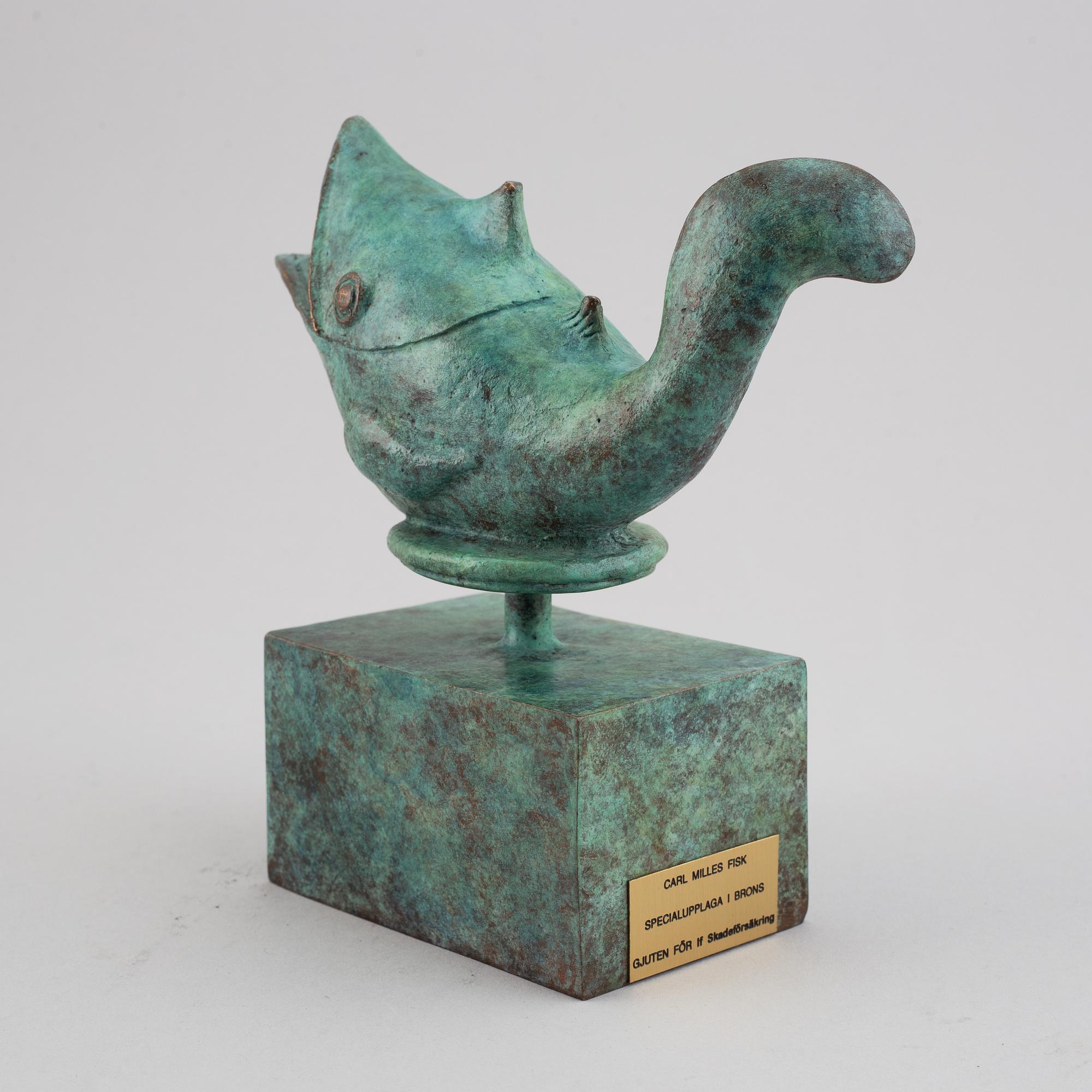 CARL MILLES, A patinated bronze sculpture after a cast by Carl Milles.