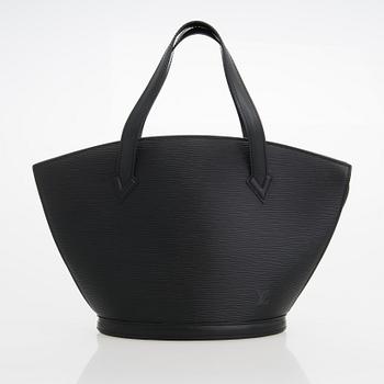 Louis Vuitton, A Black Epi Leather Saint Jacques PM Bag.