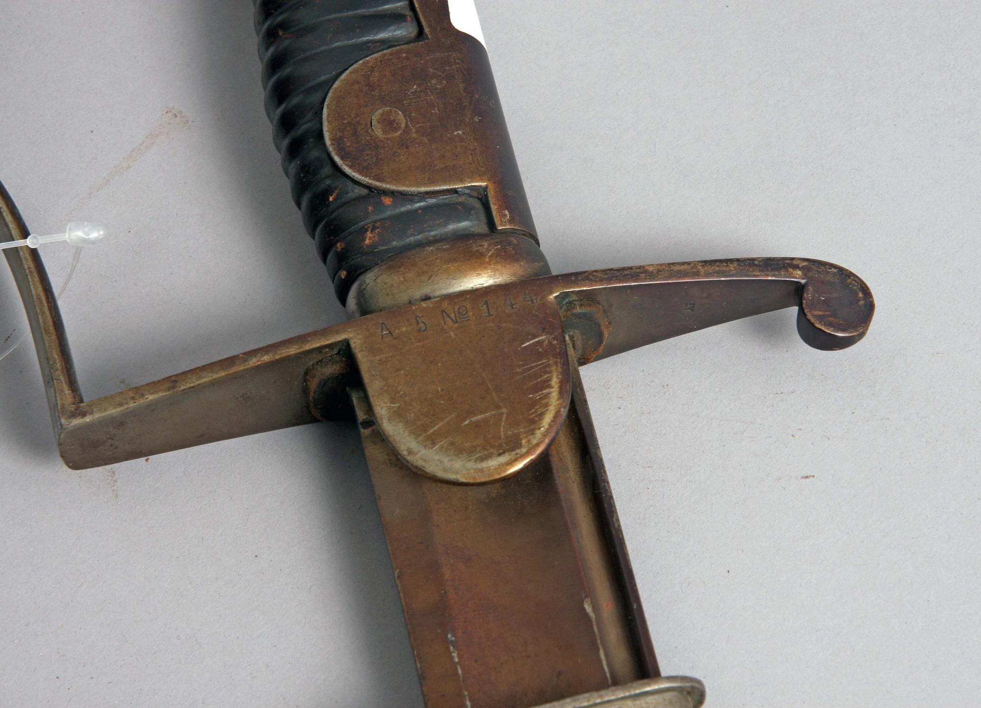 ARTILLERISABEL, modell 1831.