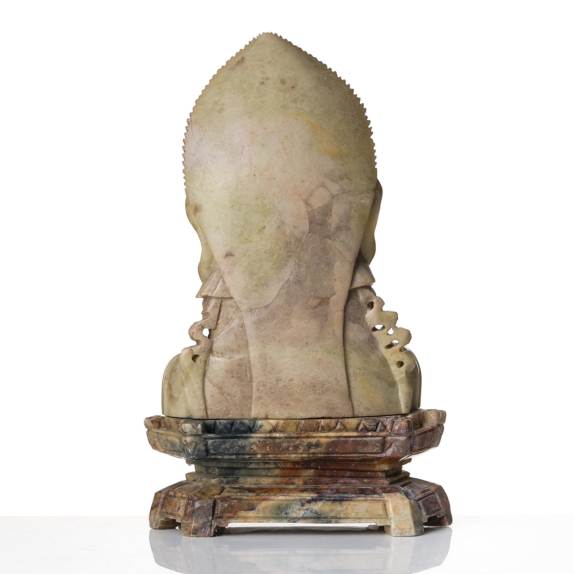 Skulptur, soapstone. Kina, tidigt 1900-tal.