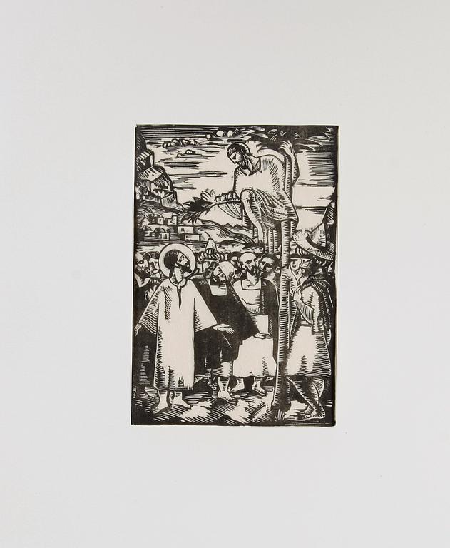 PARTI GRAFIK, ca 30 delar. Bla Einar Jolin, Sven X:et Erixon och Nils Wedel.