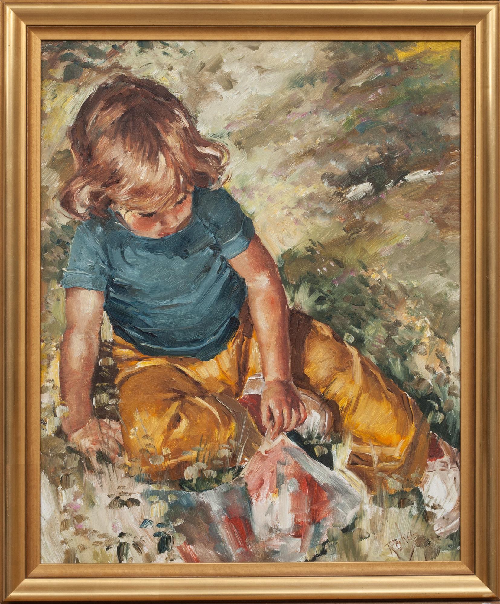 CHARLES ROKA, olja på duk, signerad.