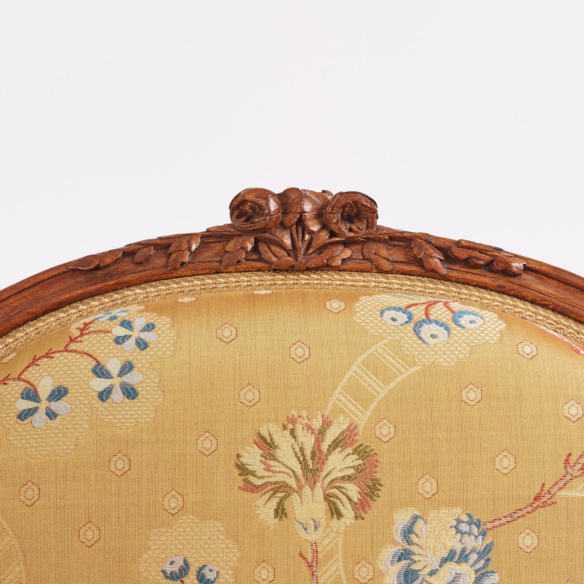 A pair of Louis XV fauteuils by Georges Jacob (master in Paris 1765-1814).