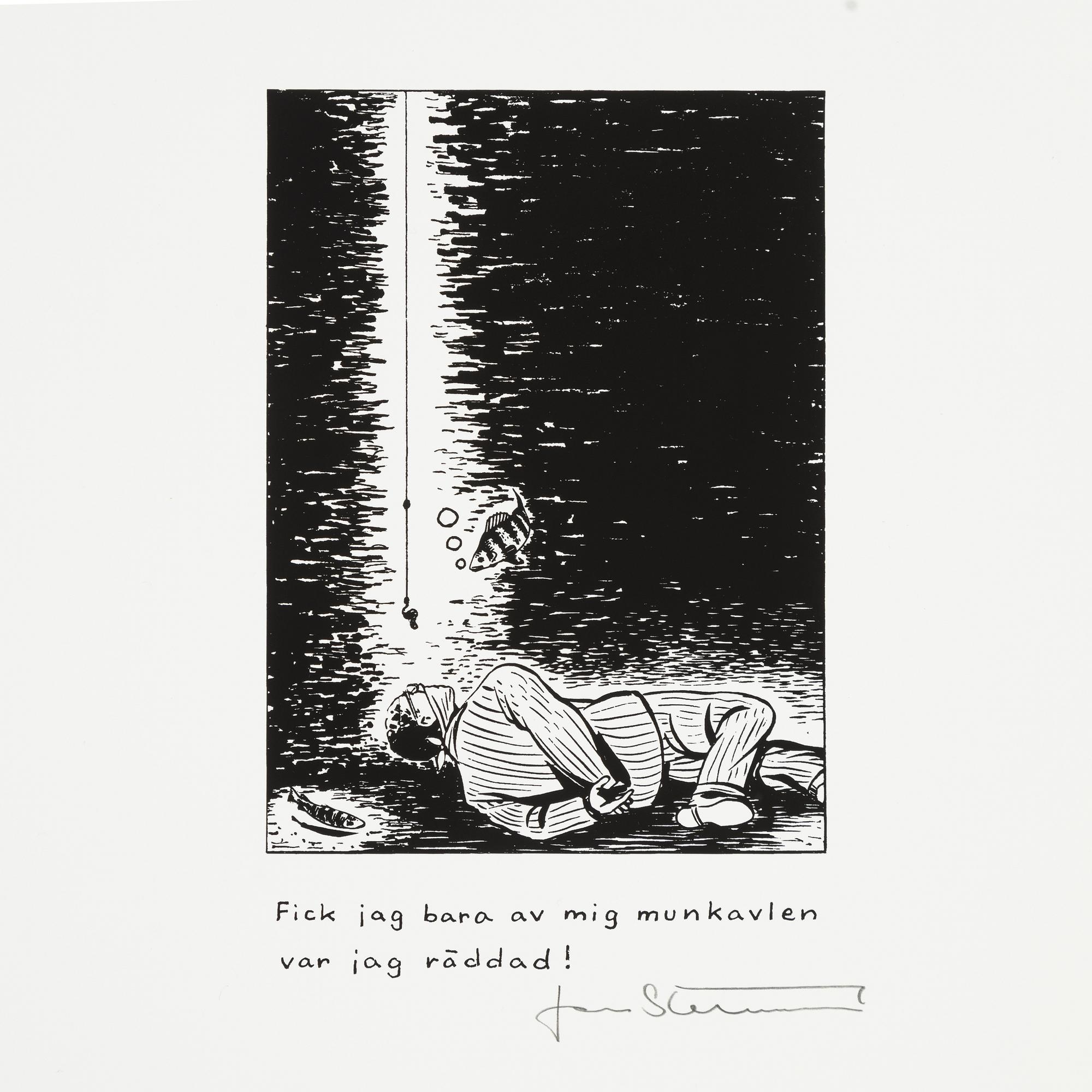 Jan Stenmark, digital print signed numbered 20/100.