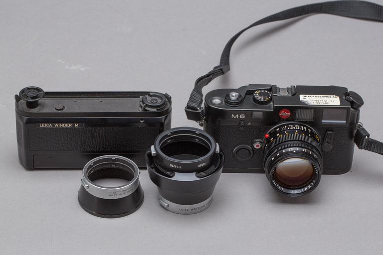 KAMERA, LEICA M6. Lanserades 1984.