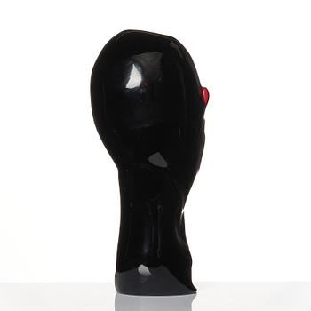 Luigi Benzoni, a glass sculpture of a head, Berengo Studio, Italy 2006.