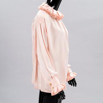 CHANEL, Three Vintage Silk Blouses.