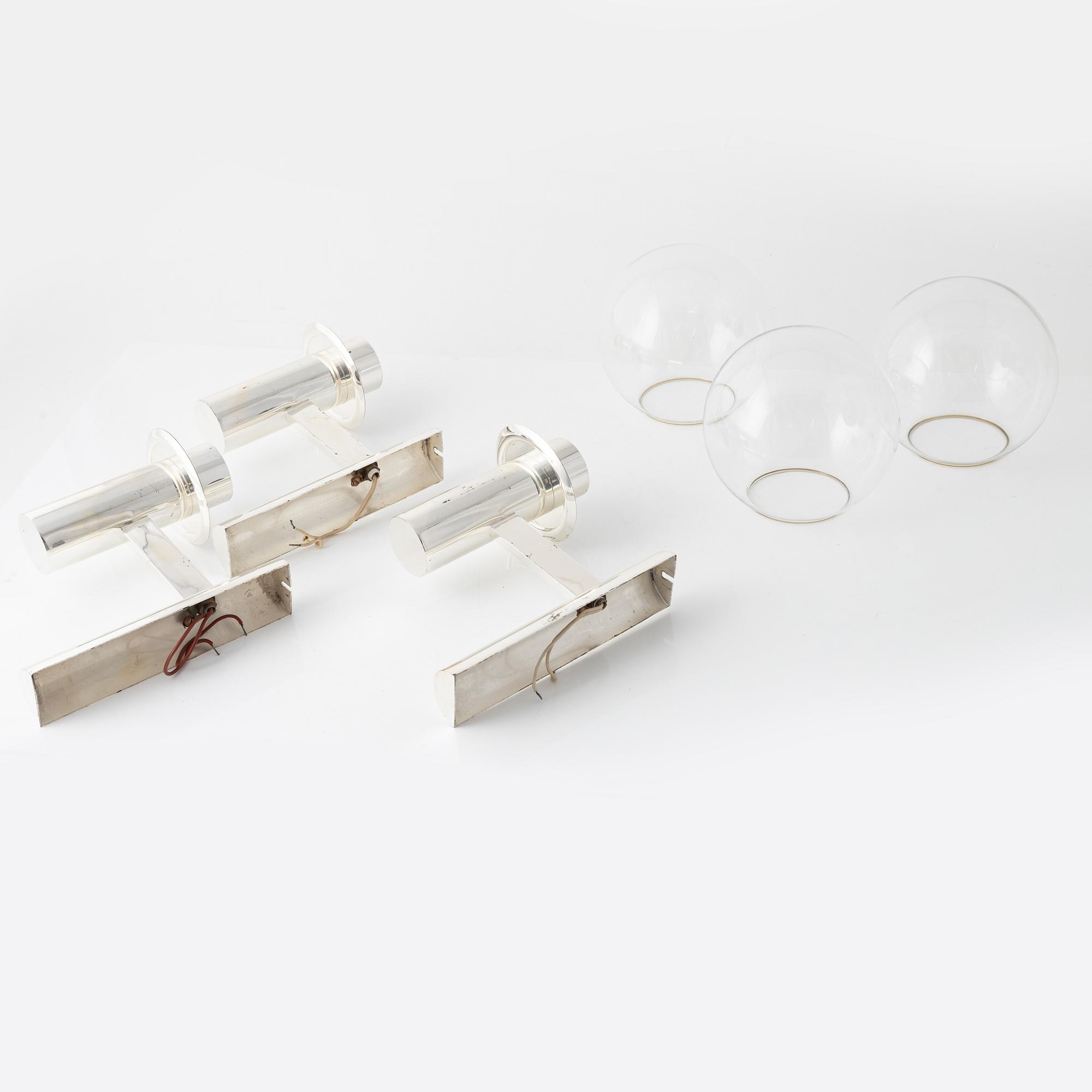 Ott International, wall lamps, set of 3.